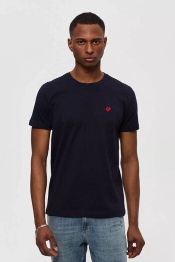 Vincent : T-Shirt avec Logo du Coq Brodé 10