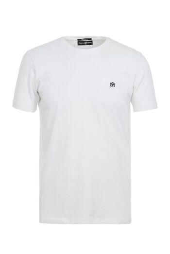 Philippe : T-Shirt avec Monogramme Logo MF Brodé 1