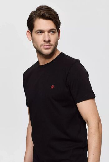 Philippe : T-Shirt avec Monogramme Logo MF Brodé 8