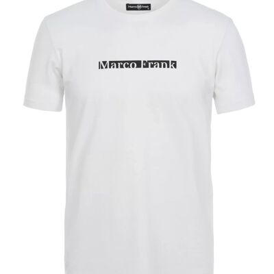 André: T-Shirt mit aufgedrucktem Logo