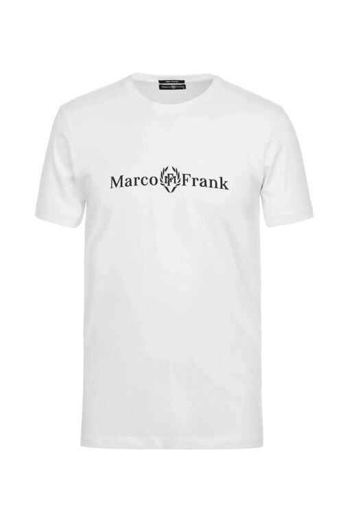 Antoine : T-Shirt avec Logo Couronne Blanc