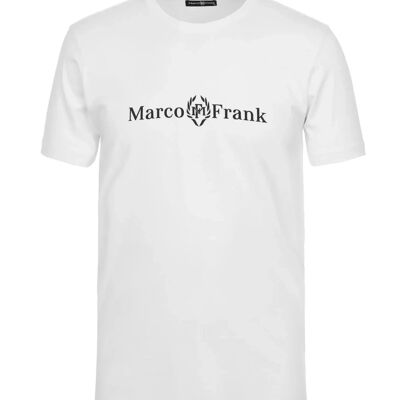 Antoine : T-Shirt avec Logo Couronne Blanc