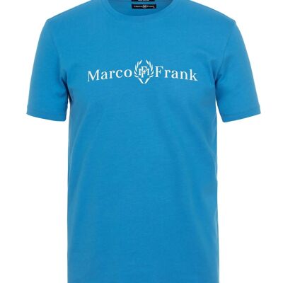 Antoine : T-Shirt avec Logo Couronne Bleu Royal