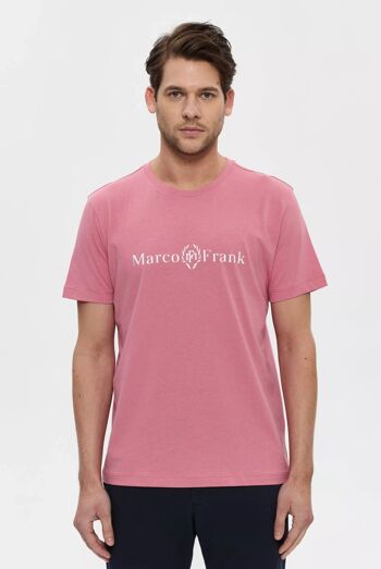 Antoine : T-Shirt avec Logo Couronne Rose 3