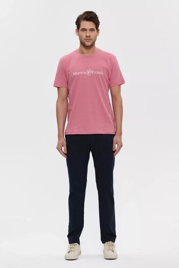 Antoine : T-Shirt avec Logo Couronne Rose 4