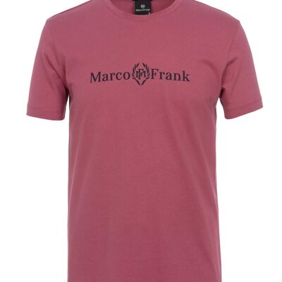 Antoine: T-Shirt with Crown Logo Dark pink