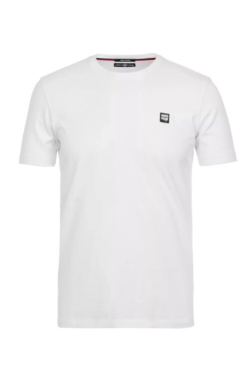 Damien :T-Shirt avec Écusson en Silicone