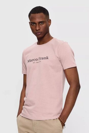 Jacques : T-Shirt avec Logo Imprimé Rose tendre 3