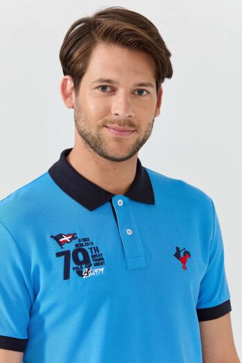 Edouard : Polo avec Logo Bicolore 9