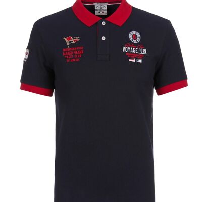 Jérôme: Polo Shirt with Nautical Embroidery