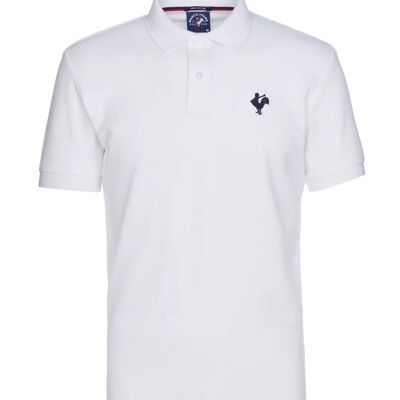 Etienne: Poloshirt mit dem symbolträchtigen gestickten Hahn-Logo