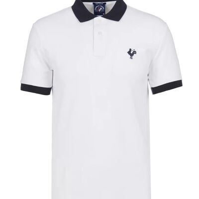 Spencer: Polo shirt with the emblematic Embroidered Rooster Logo