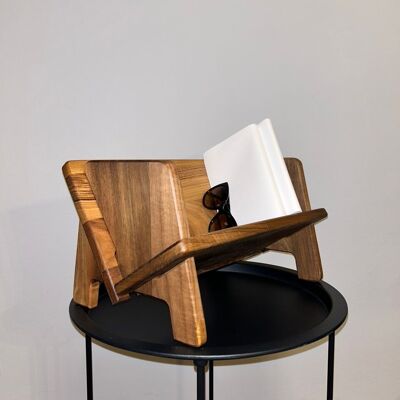 Easy-to-assemble Wooden Bookshelf - Solid Wood - Blunt Edges