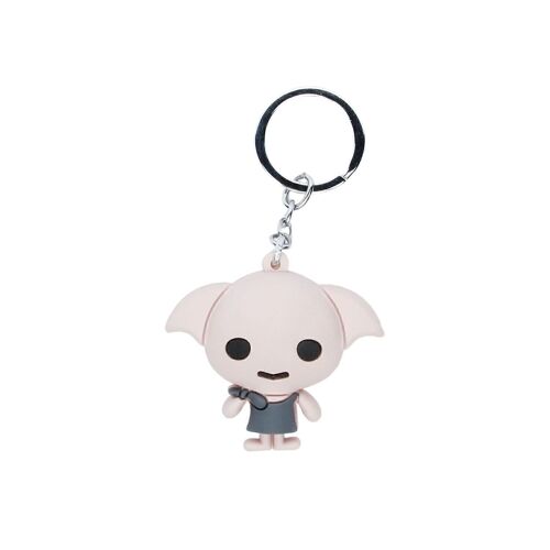 Harry Potter Dobby Chibi-Figura de Vinilo Llavero, Rosa