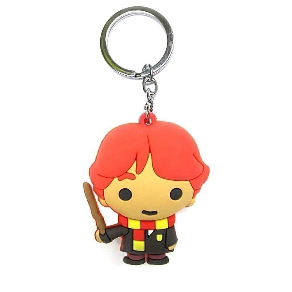 Portachiavi con figura in vinile Harry Potter Ron Chibi, rosso