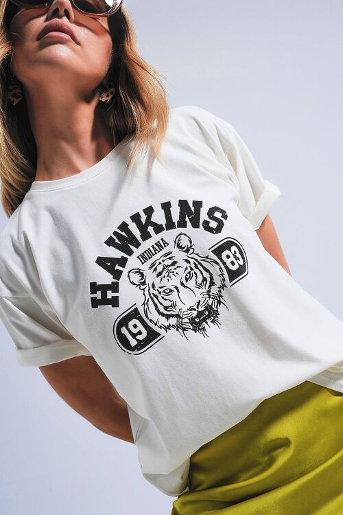 Camiseta de manga corta Indiana Hawkins Tiger