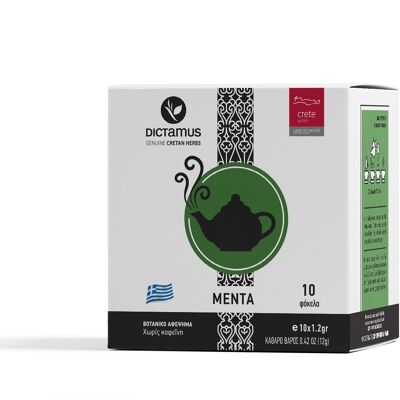 Té de hierbas menta y menta 10 bolsitas