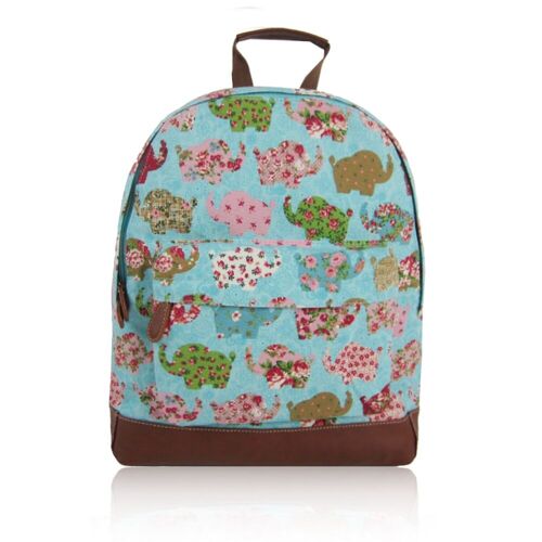 Elephant Canvas Rucksack