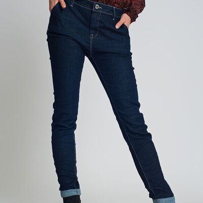 Jeans taglio skinny stile chino