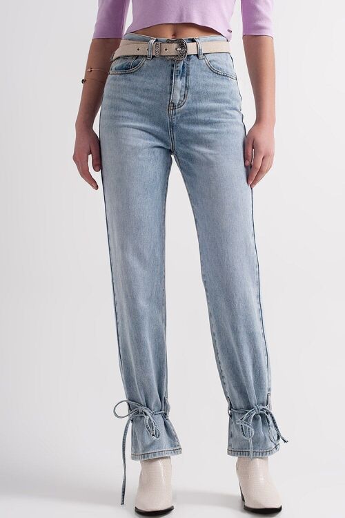 jeans with drawstring