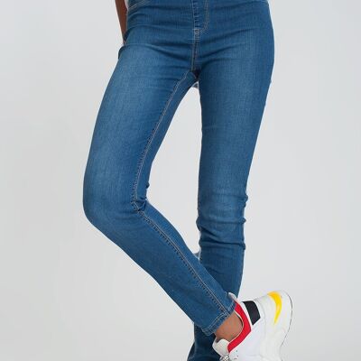 Jeggings in dark wash