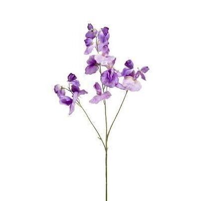 Silk Flower - Lathyrus spray x3 purple 75cm