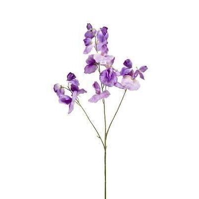 Silk Flower - Lathyrus spray x3 purple 75cm