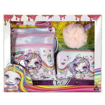 Poopsie Slime Surprise Magic-Pack con borsa verticale Action + accessori, rosa