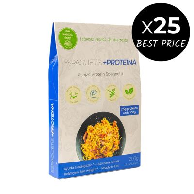 PACK 25 x Spaghetti + Protein 200 g
