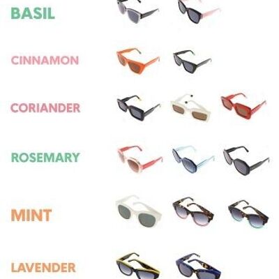 Pack de bienvenue de 15 lunettes de soleil pour femmes