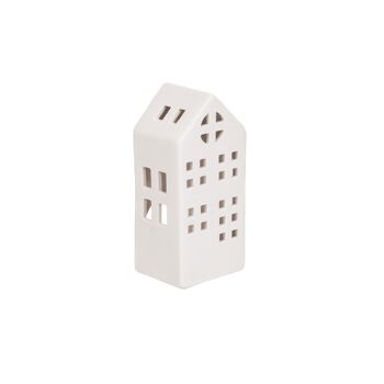 Photophore HV House - Blanc - 7x6x15cm 1