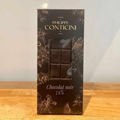 Chocolat Noir 72% - 90 gr