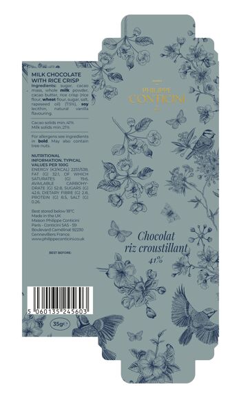 Croustillant Chocolat Riz 41% - 35 gr 4