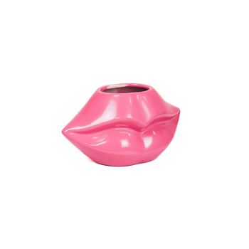 Pot HV Lips Don't Lie - Rose Néon - 21x19x11cm 3