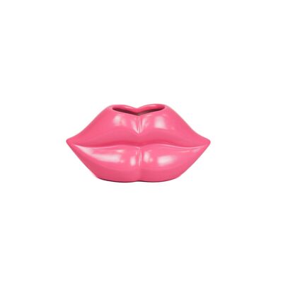 HV Lips Don't Lie Pot - Rosa neon -15.5×6.5×7.5 cm