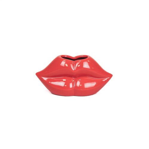 HV Lips Don't Lie Pot - Red - 15.5x6.5x7.5cm