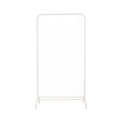 Porte-vêtements en métal HV - Blanc - 80x40x150cm