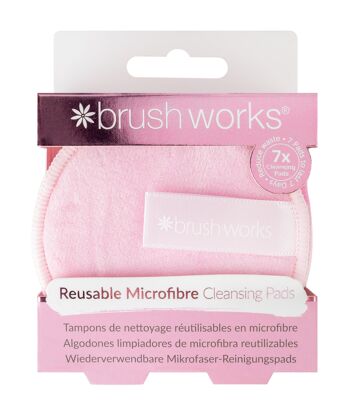 Tampons nettoyants réutilisables en microfibre Brushworks - 7 pièces 1