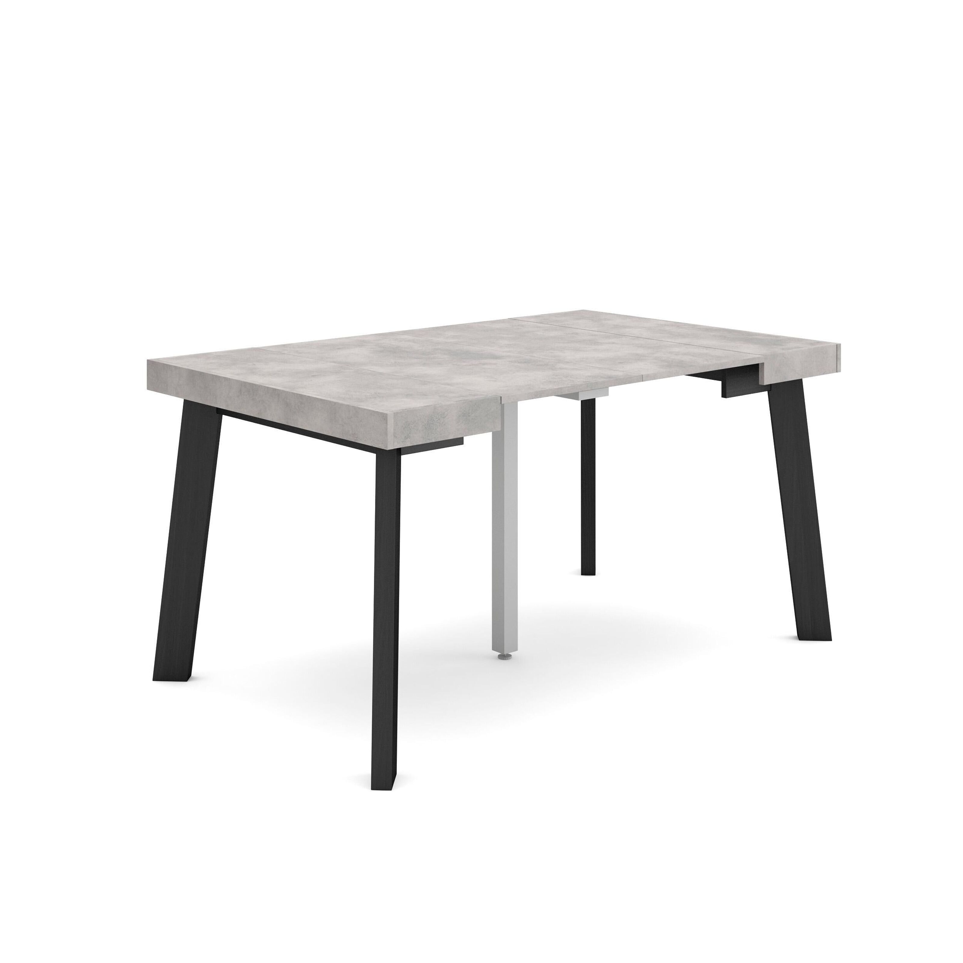 Skraut home Extendible Dining Table Up To 140 Cm Silver