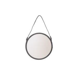 Miroir rond en métal HV-Noir-Ø30cm