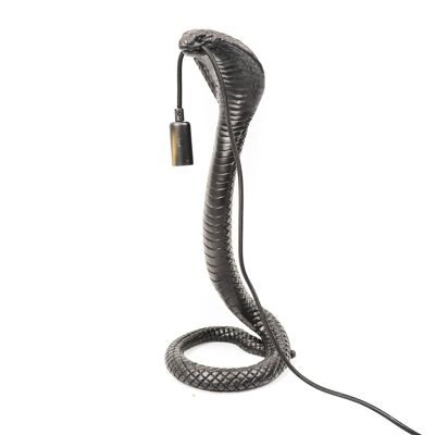 Lámpara HV Snake Negra - E14 20.5x18.5x48cm