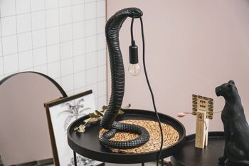 Lampe Serpent HV Noir - E14 20.5x18.5x48cm 2