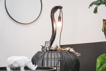 Lampe Serpent HV Noir - E14 20.5x18.5x48cm 6