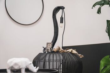 Lampe Serpent HV Noir - E14 20.5x18.5x48cm 7