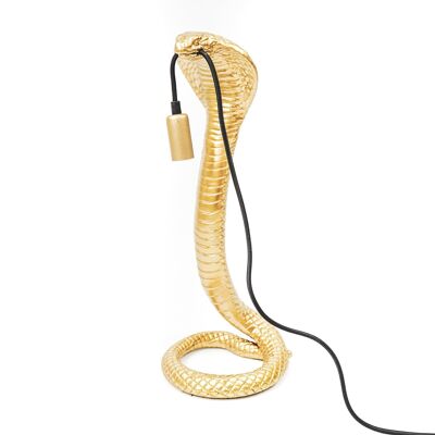 Lámpara HV Snake Oro - E14 20x20x49cm