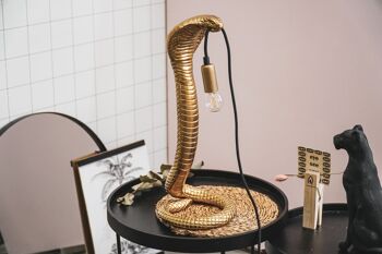 Lampe Serpent HV Or - E14 20x20x49cm 2