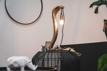 Lampe Serpent HV Or - E14 20x20x49cm 6