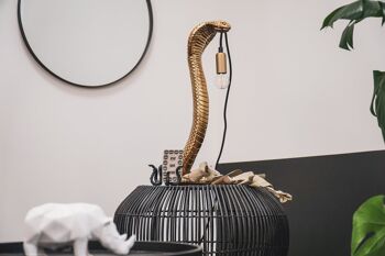 Lampe Serpent HV Or - E14 20x20x49cm 7