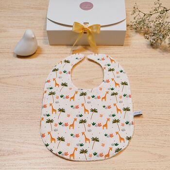 Box cadeau bavoir et bouillotte - orange 2