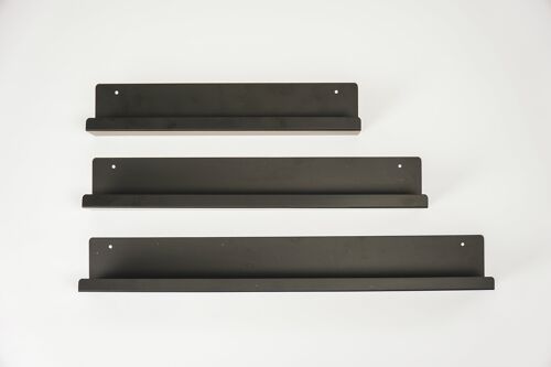 HV Metal Wall Shelf Set of 3 - 40/50/60cm